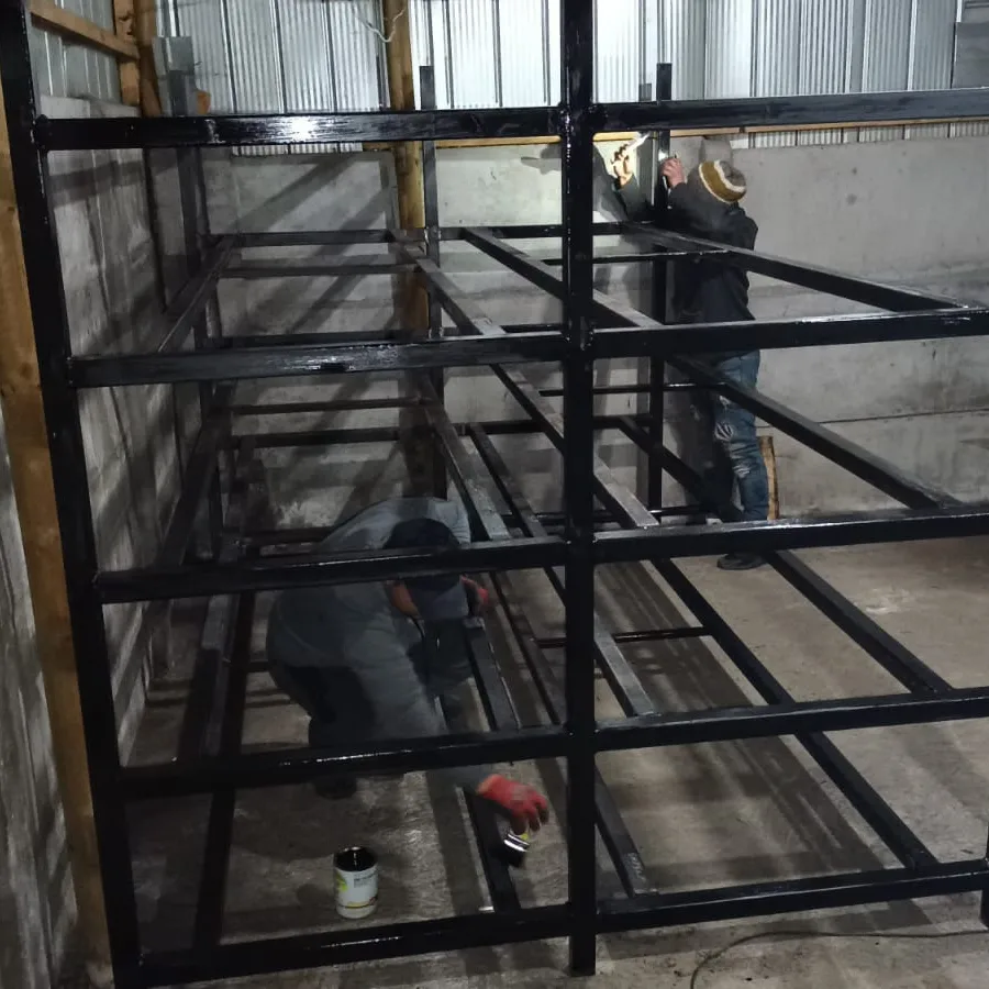 Estructura metálica interior